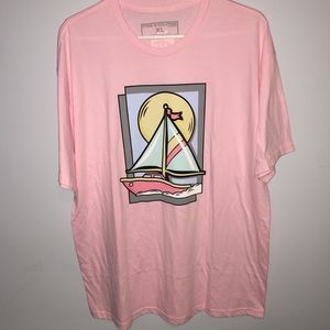 Pink graphic tee shirt